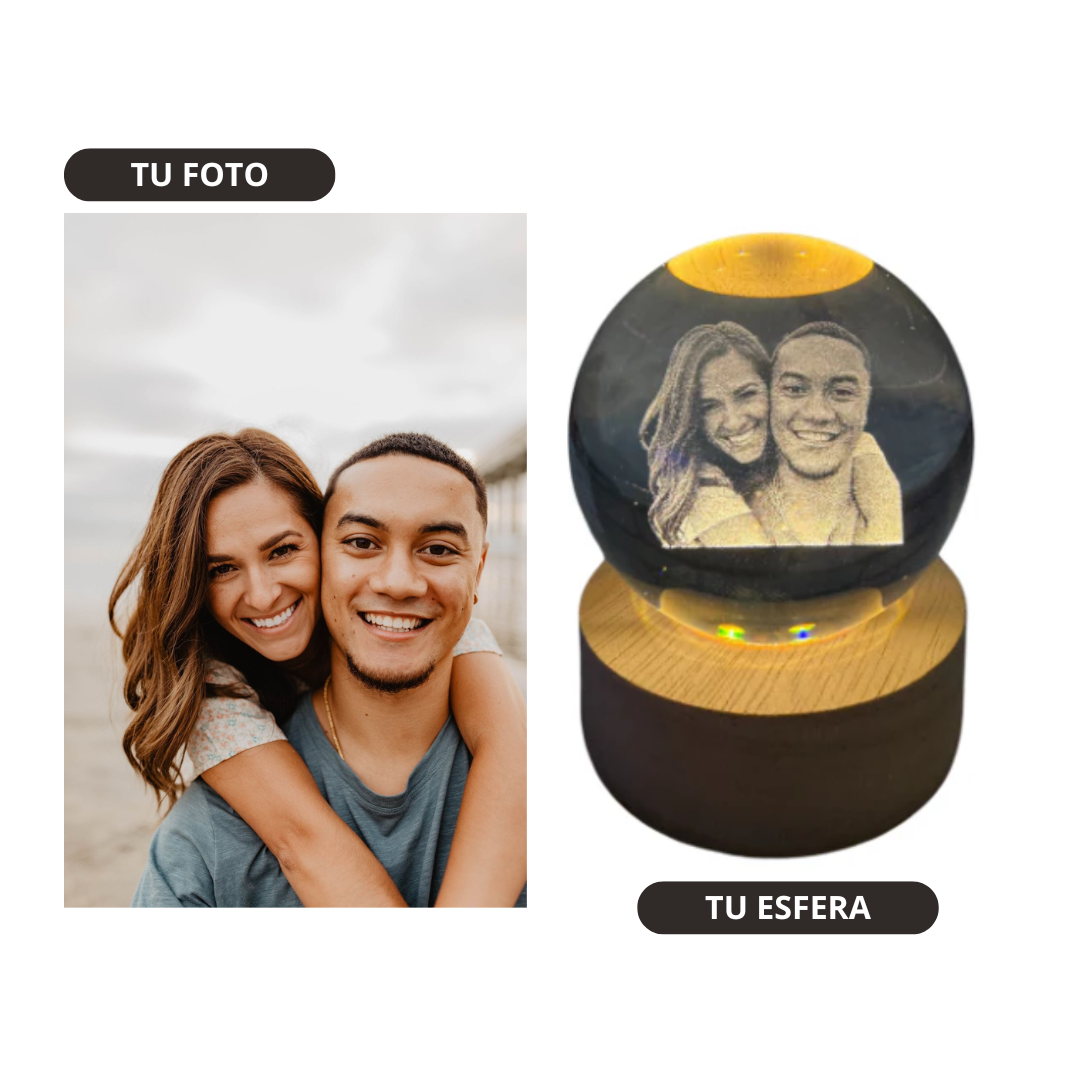 Esfera de Cristal Personalizable